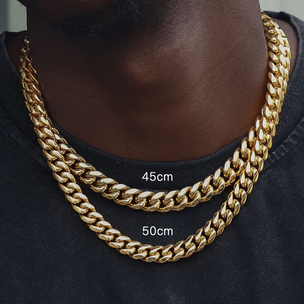 12mm Miami Mens Cuban Link Cha - Cuban Link Chain 12Mm recension och pris