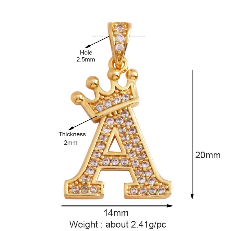 Fashion Exquisite 18K Gold Pla - Initial Letter Necklace 18K Gold recension och pris