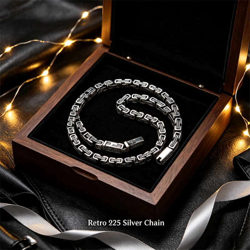 OUYADI 925 Sterling Silver Ret - 925 Sterling Silver Chain Necklace Men recension och pris