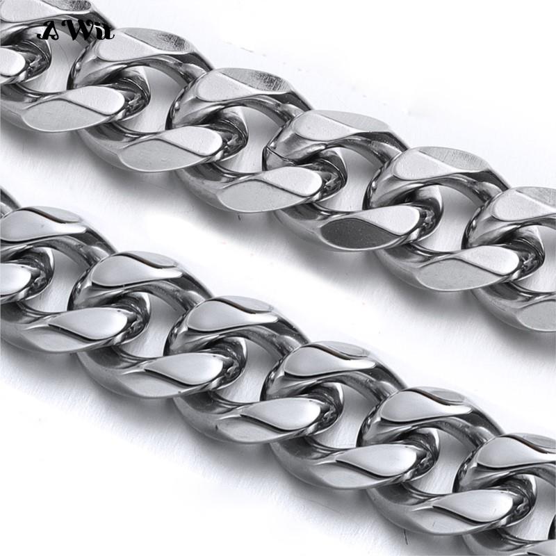 Cuban Link Chain Stainless Ste - Cuban Link Chain 12Mm recension och pris