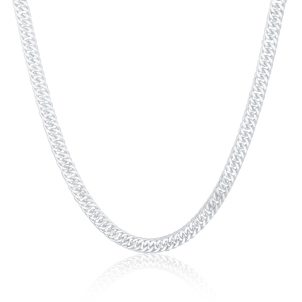 New 925 Sterling Silver 20/22/ - Cuban Link Chain 12Mm recension och pris