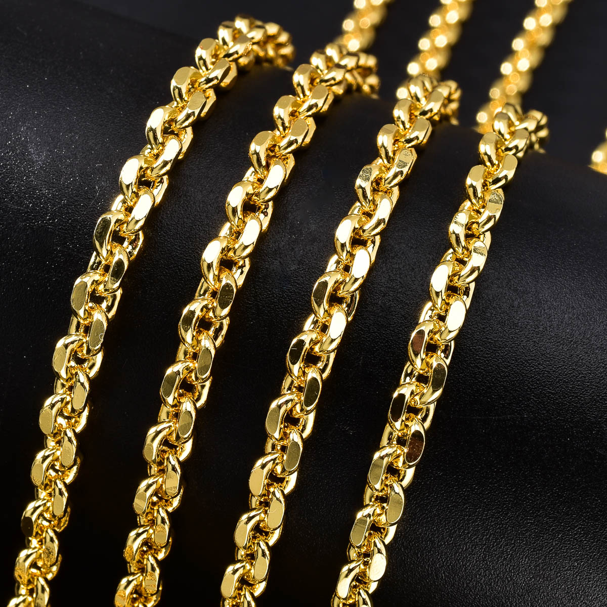 Italian 750 Men's Women's Neck - Cuban Link Chain 12Mm recension och pris