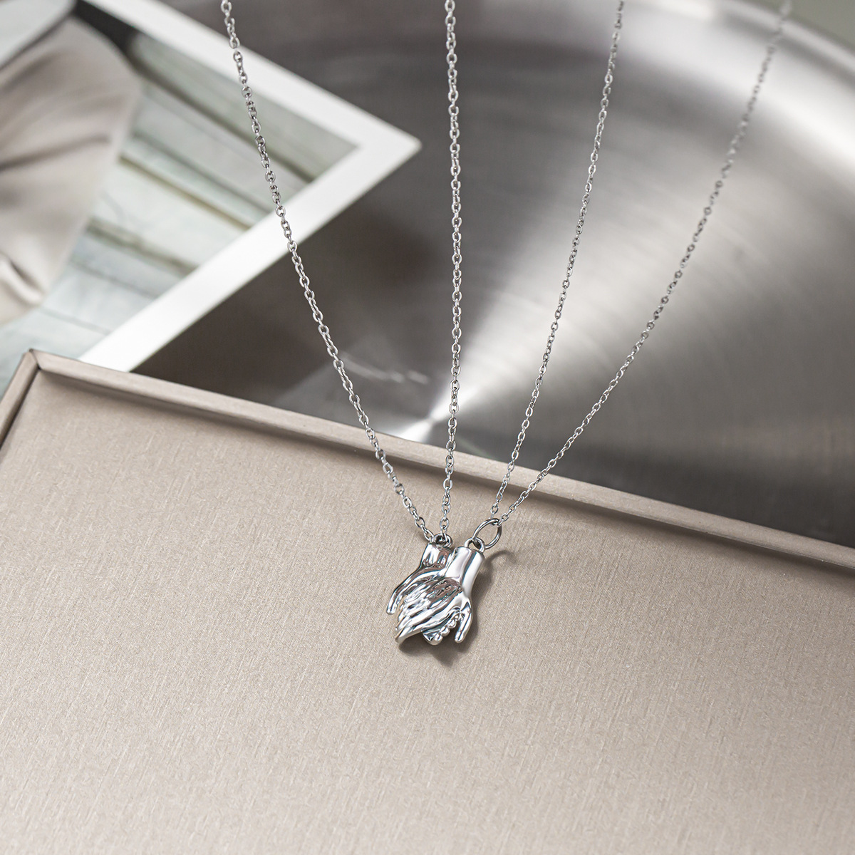 2Pcs/Set Couple Matching Neckl - Magnetic Couple Matching Necklaces recension och pris