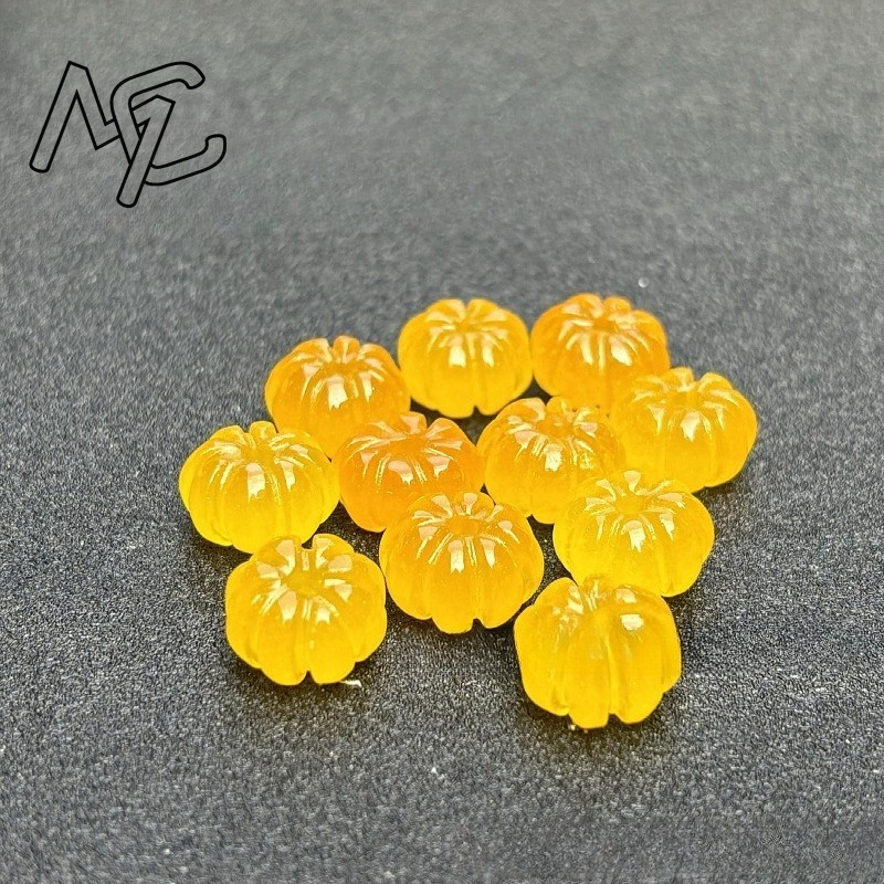10pcs A Green Jade Pumpkin Bea - Earrings recension och pris