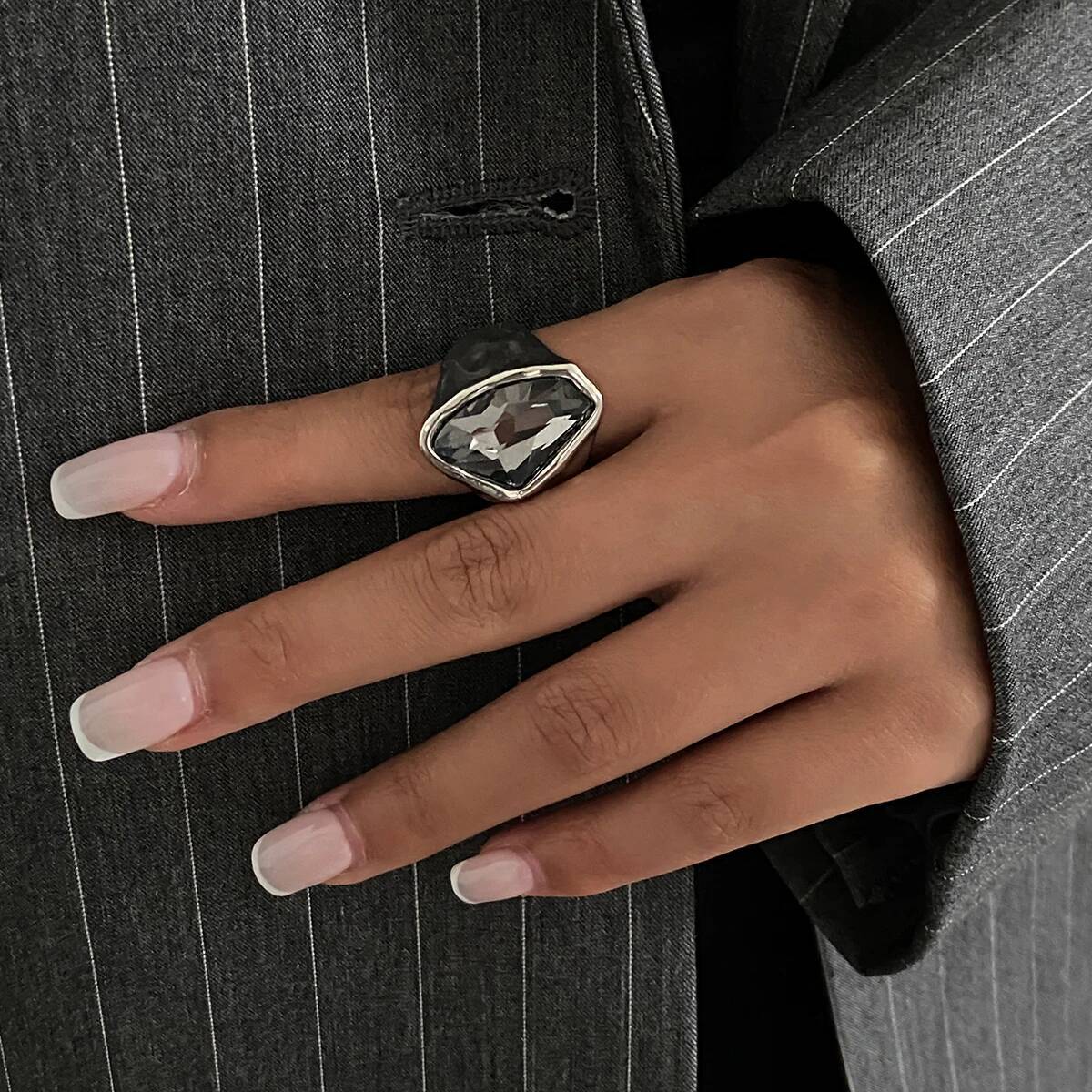 Salircon Vintage Black Acrylic - Vintage Punk Knuckle Rings Set recension och pris