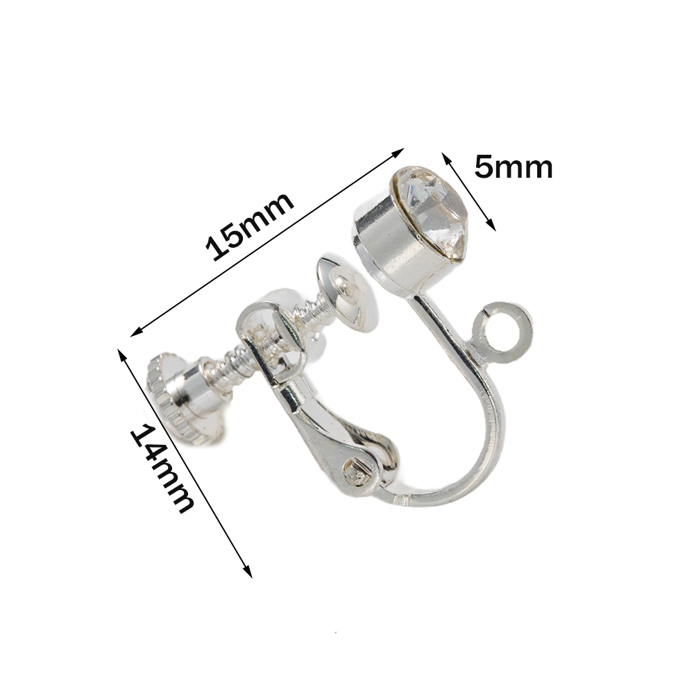 10pcs Brass Clip on Earring Co - Body Jewelry recension och pris