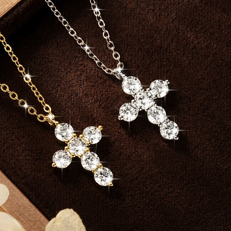 Anziw Classic 14K Gold Filled  - Cross Pendant Necklace Gold recension och pris
