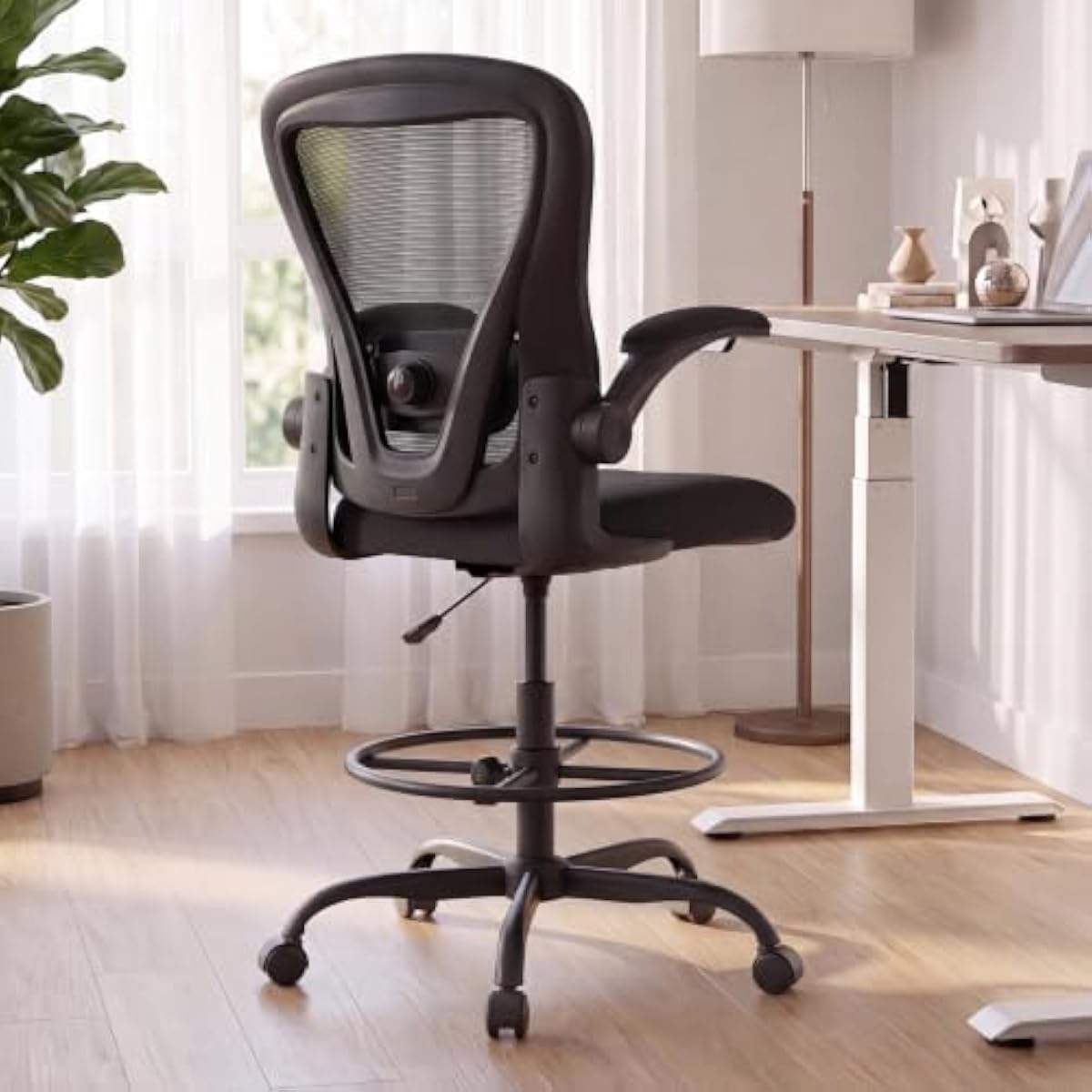Ergonomic Tall Drafting Seat w - Rings recension och pris