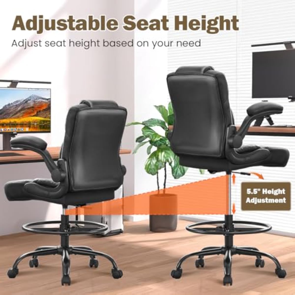 Ergonomic Tall Stool for Stand - Rings recension och pris