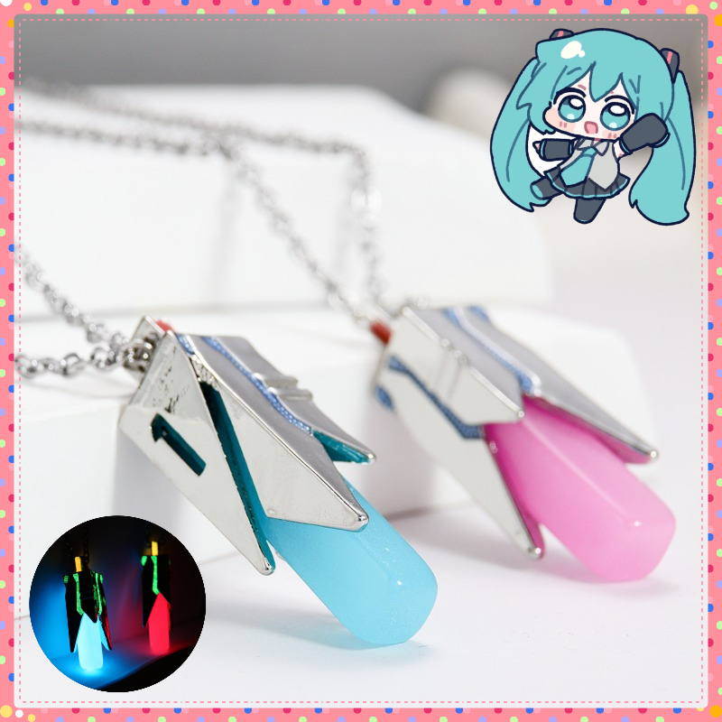 Miku Anime Peripheral Necklace - Anime Pendant Necklace recension och pris