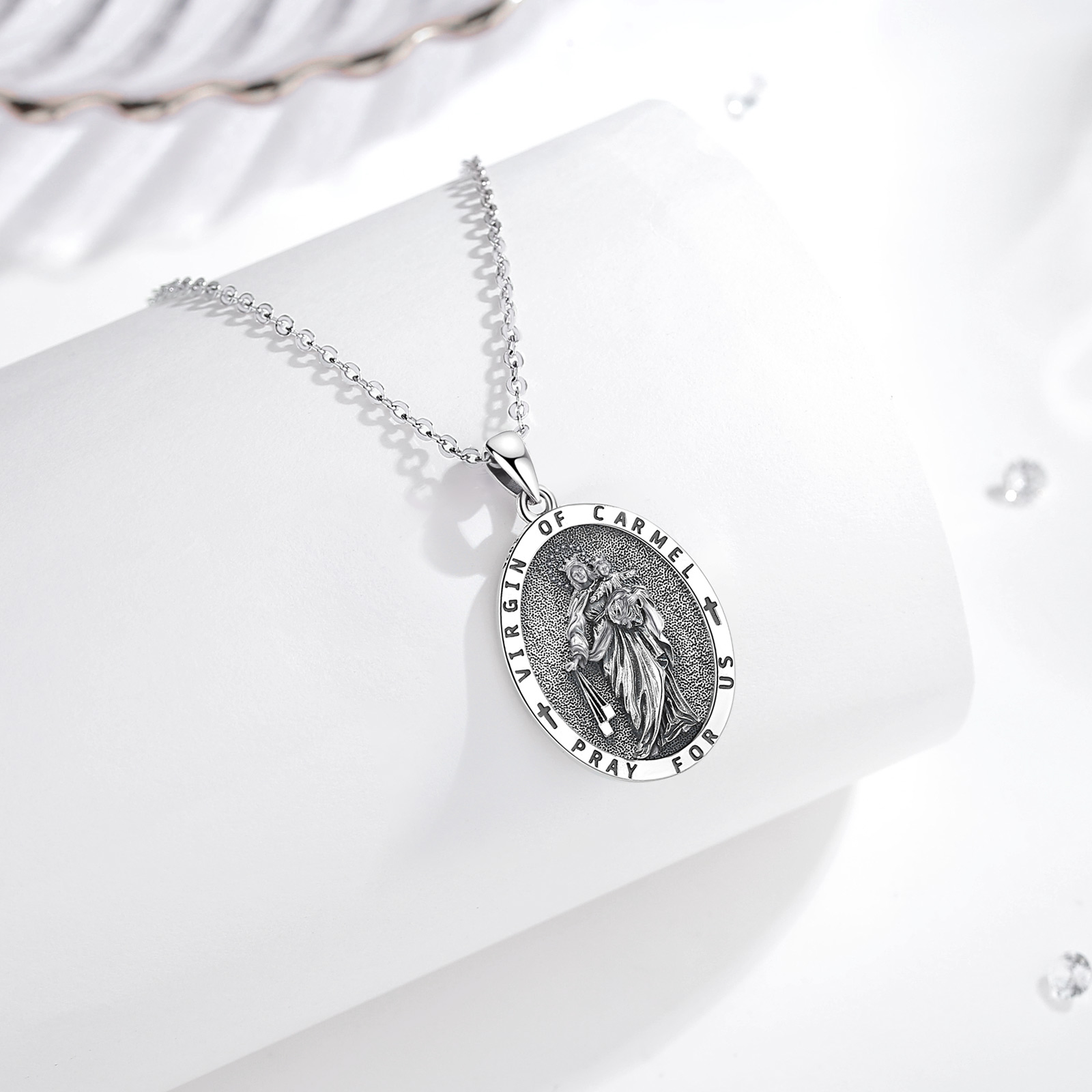 Eudora 925 Sterling Silver Vir - 925 Sterling Silver Chain Necklace Men recension och pris