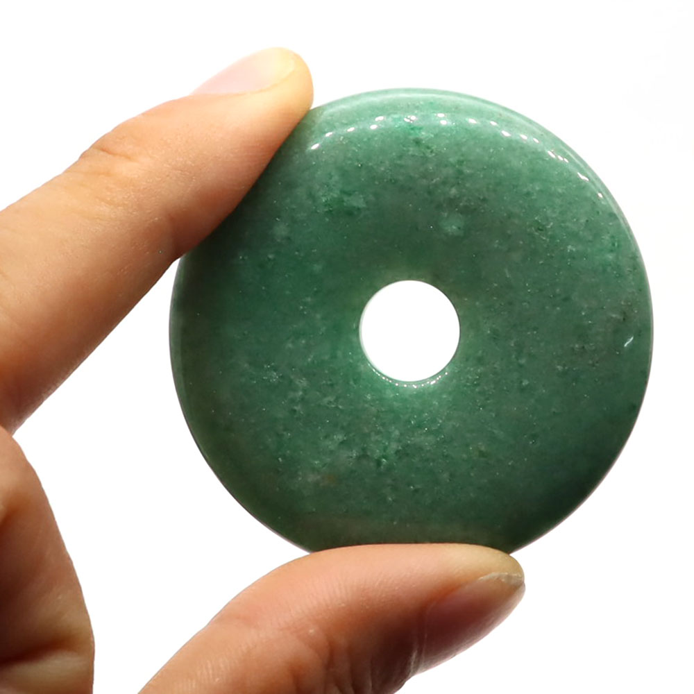 50mm Natural Big Hole Stones T - Crystal Pendant Necklace Natural Stone recension och pris