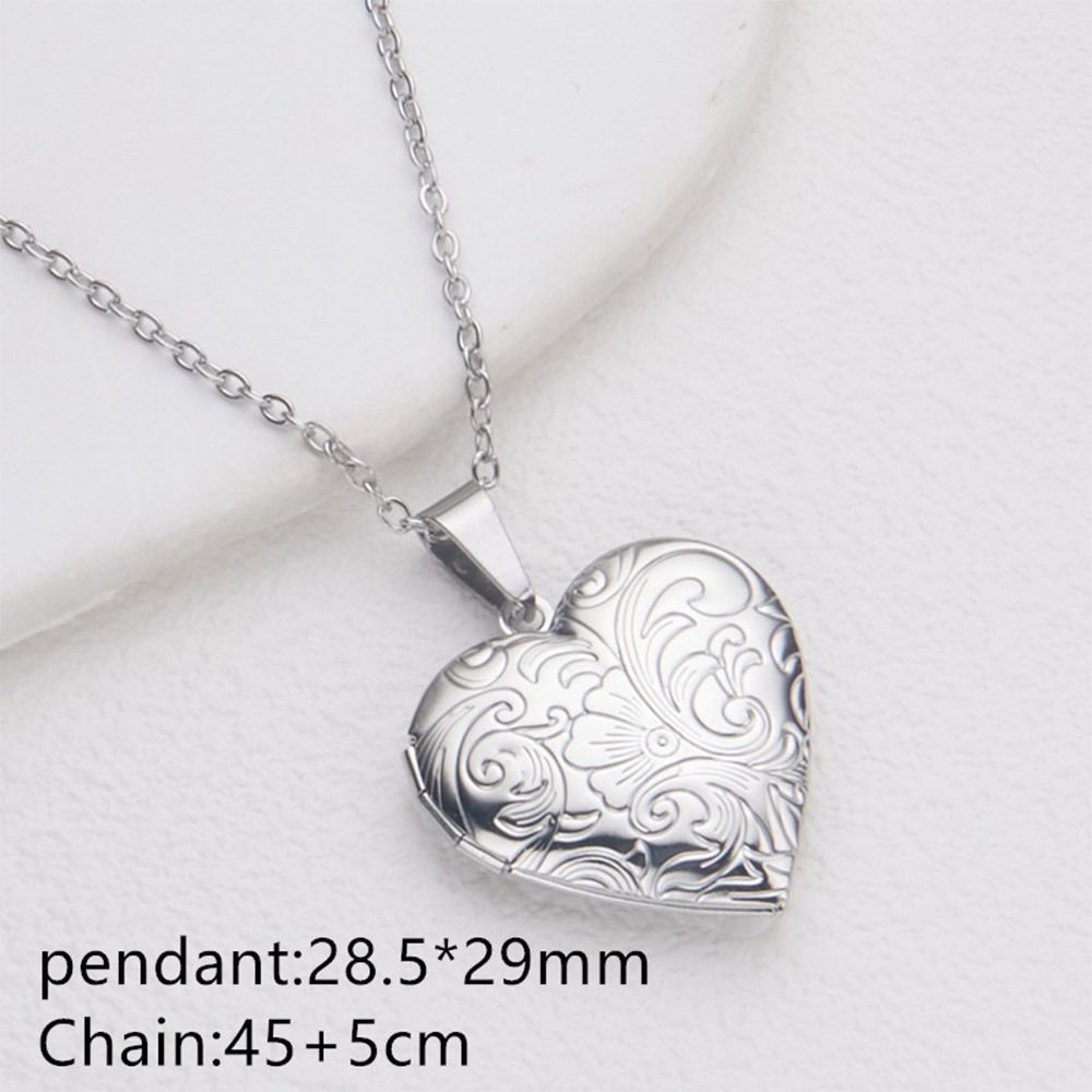 DIY Necklace Photo Picture Loc - Heart Locket Necklace Photo recension och pris